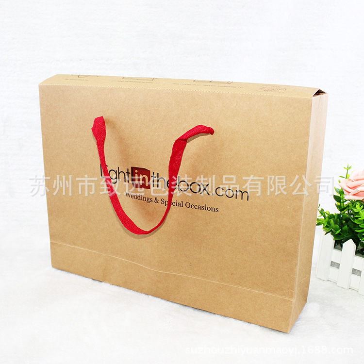 致远 私人定制国际快递袋 牛皮纸手提袋 手提箱 两用手提封口箱