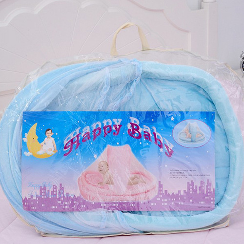 Mosquito net, no-installation, household yurt-style folding children's blackout zippered full-bottom integrated anti-fall dormitory mosquito net wholesale