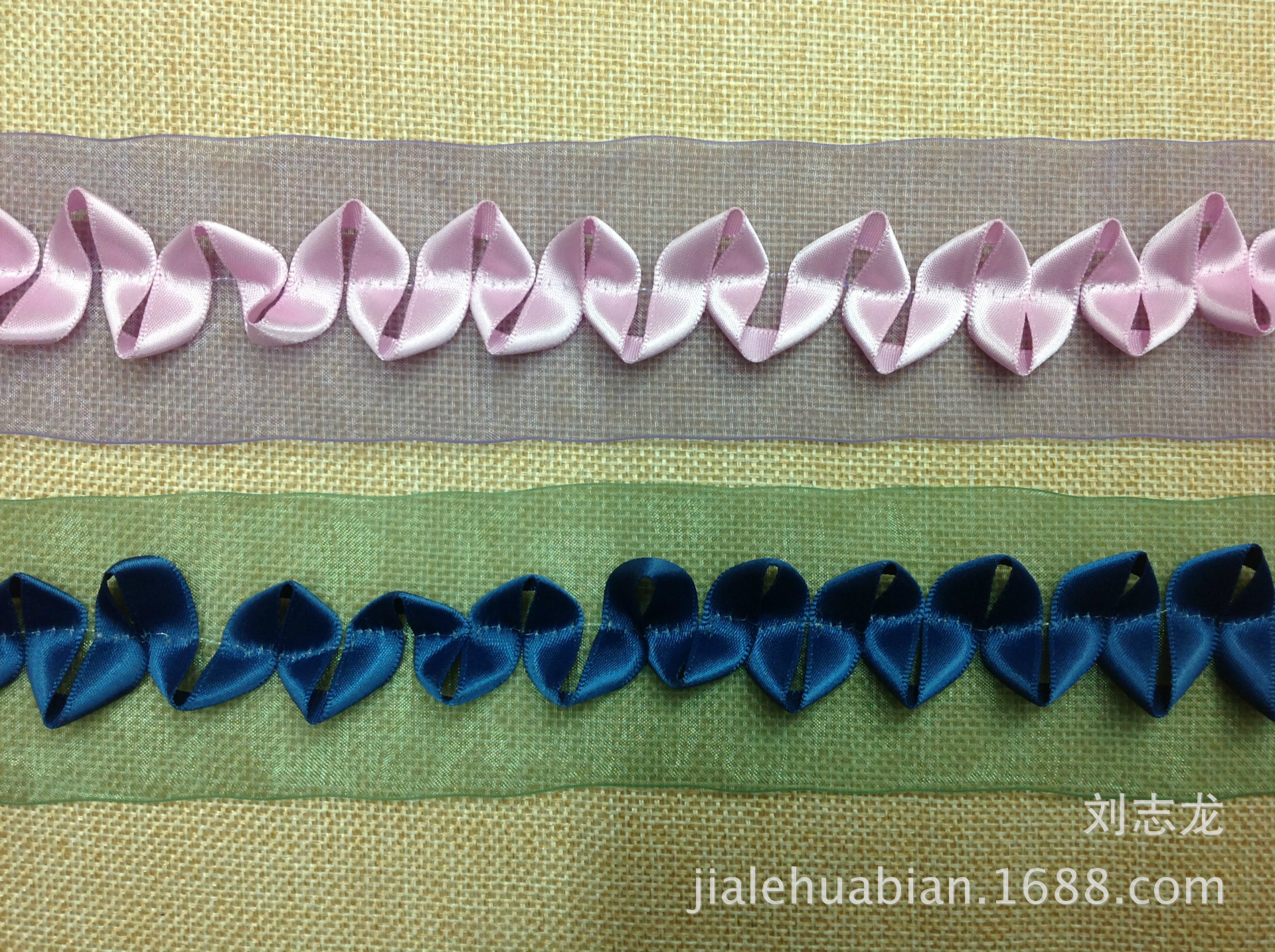 新款手摇S型丝带到雪纱带 适合儿童裙装饰品