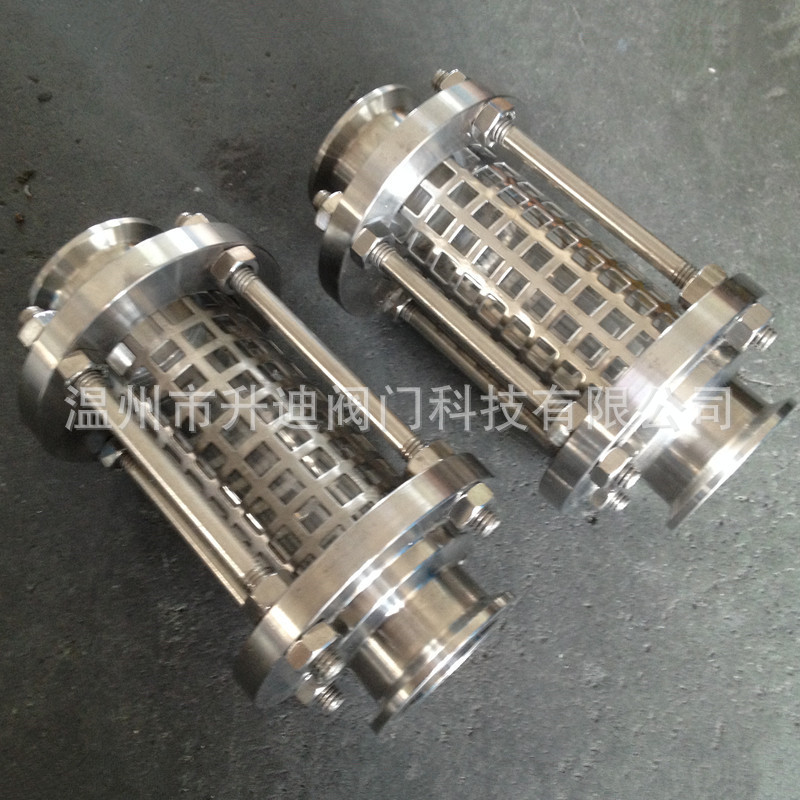 Stainless steel hygiene pipeline visual mirror fast -loaded vision…