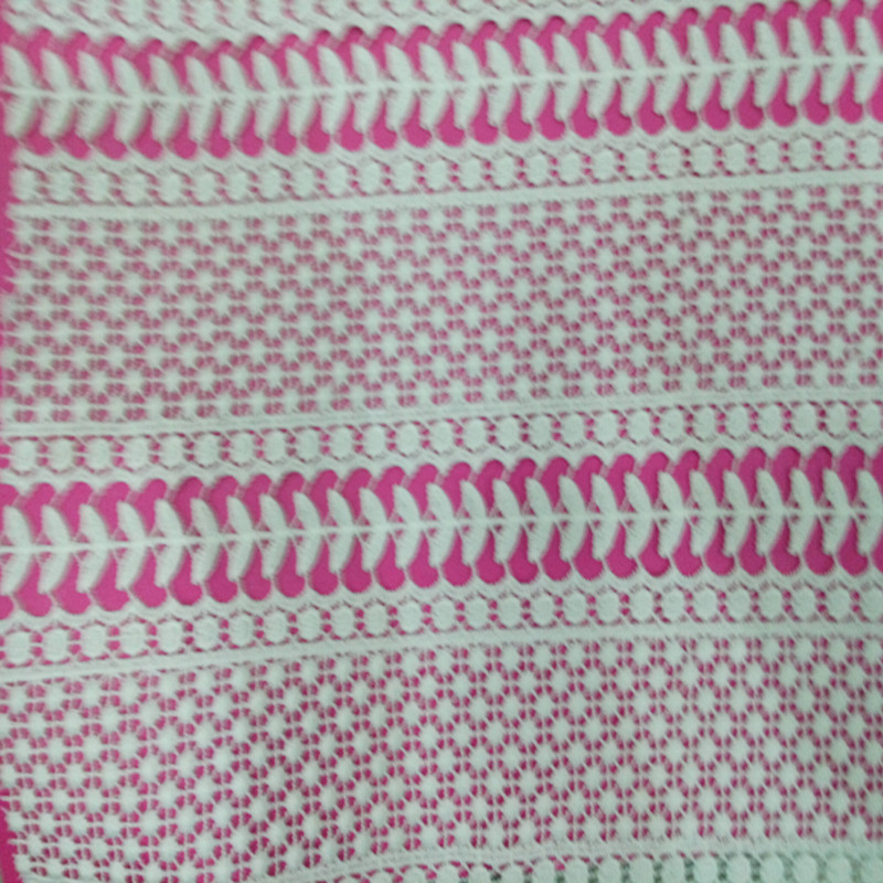 厂家直销加工服装辅料水溶花边牛奶丝花边玻璃纱花边窗帘辅料