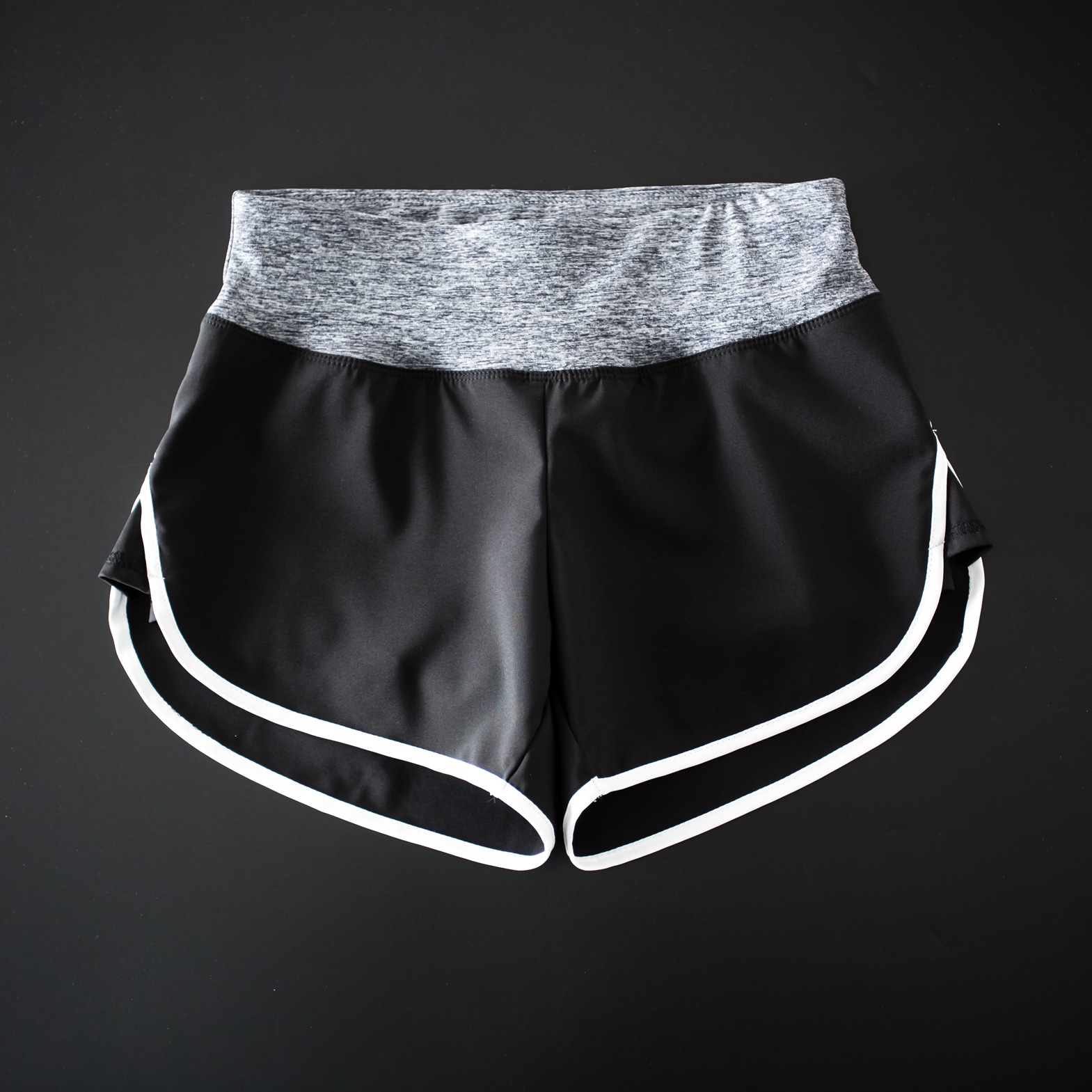 专业健身热裤瑜伽裤透气跑步运动弹力内胆速干