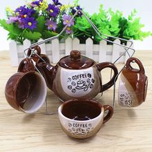 陶瓷咖啡茶具礼品套装陶瓷咖啡杯创意礼品茶具套装十元店日用百货