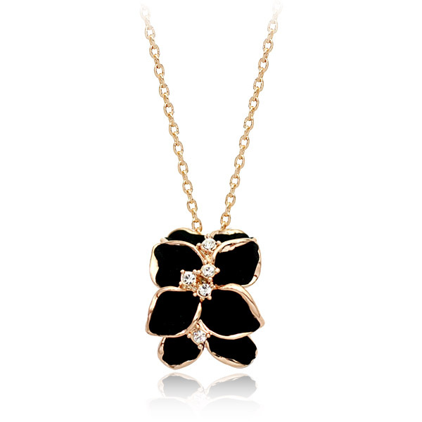 Fashion Inlaid Classic Necklace New Jewelry display picture 1