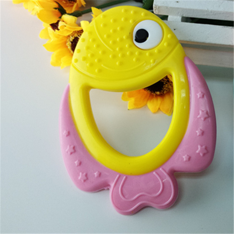 Manufactor Direct selling Mold Produce new pattern baby Dental gum Molar stick Double color Small fish silica gel Bite bite Music can be Boiled
