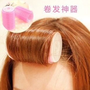 Devil Magic Self-adhesive roll Bangs Curls Pear Hair stick Hardcover curler