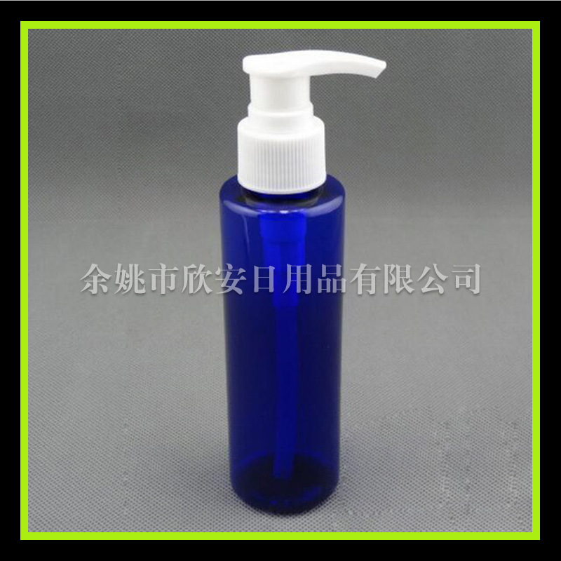 螺旋泵蓝瓶150ml身体乳平肩瓶 洗发水喷瓶 酒店替换瓶 洗手液小瓶