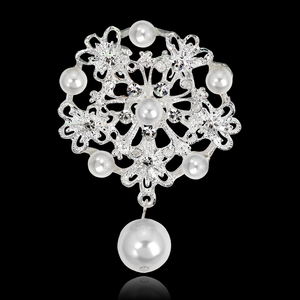 Occident alloy plating brooch NHDR0855