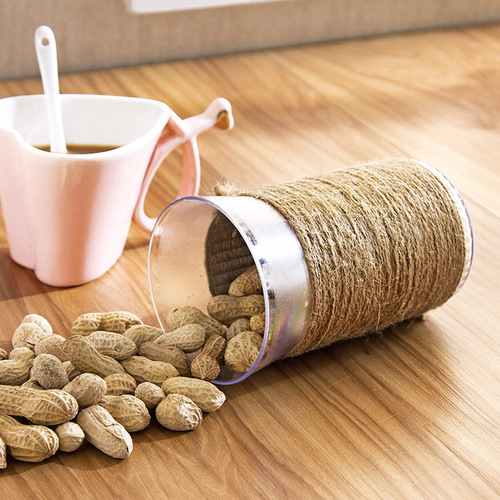 Handmade Three-Strand Hemp Rope Material Household Colorful Binding Thread DIY Photo Wall Retro Style Decorative Braided Hemp Rope