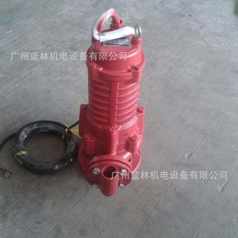 100度高温热水潜水泵 QWR耐磨立式高温单级潜水泵 广州蓝林泵业