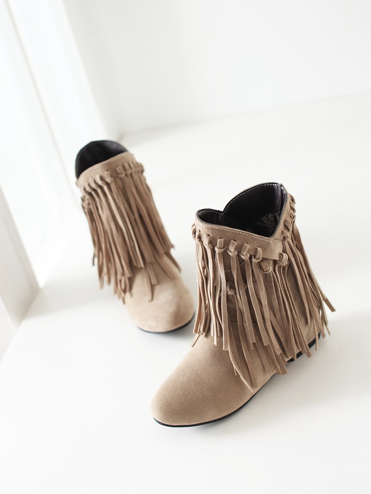 Bottes femme en PU artificiel - Ref 3355230 Image 27