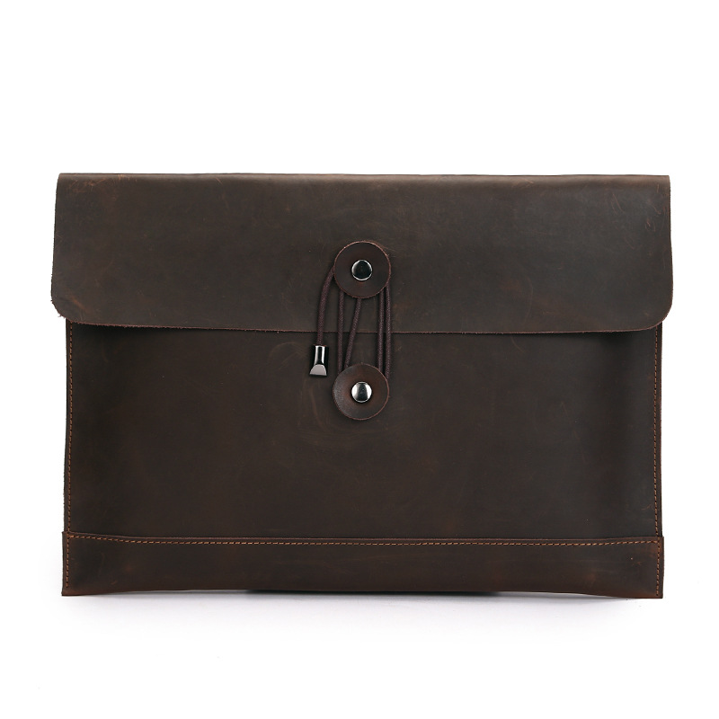 Direct Genuine Leather Computer Sleeve Suitable For Apple13-inch/16-inch Mac Pro Notebook Protective Cover