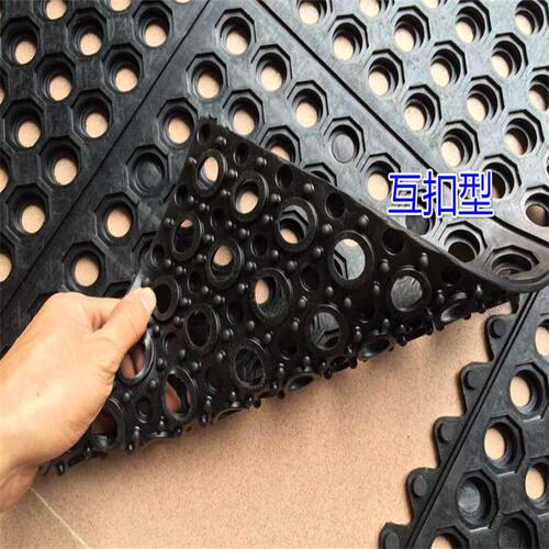 Yadi hotel restaurant kitchen oil-proof floor mats bathroom rubber anti-slip mats spliced ​​floor mats factory direct sales and wholesale