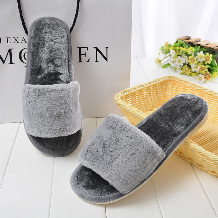 Pantoufles enfants en suède pour hiver - Ref 1012490 Image 8