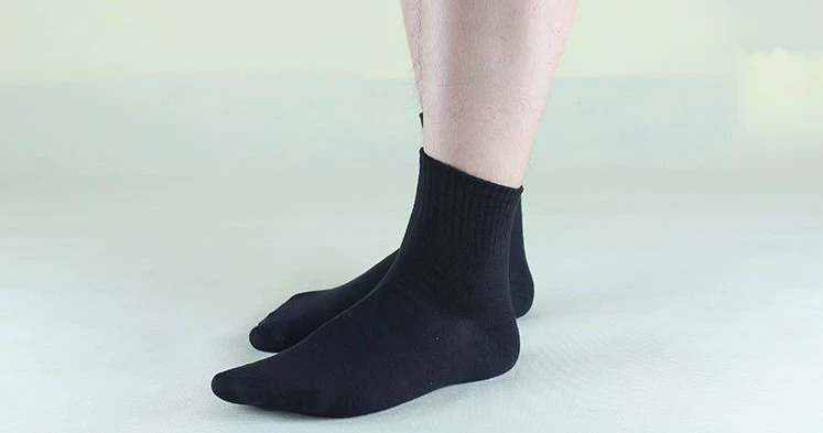 Colored men's keep warm socks, mid-length, wholesale