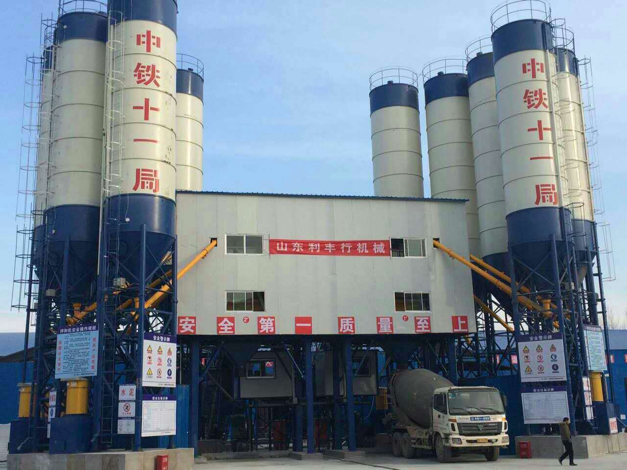 【厂家生产】混凝土搅拌楼 HLS90站HLS75站片式水泥罐焊接粉料罐