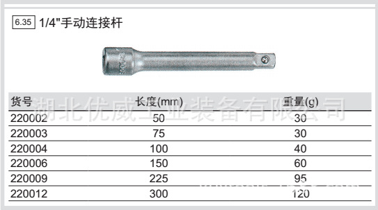 供应GENIUS天赋工具手动连接杆 220002-220012