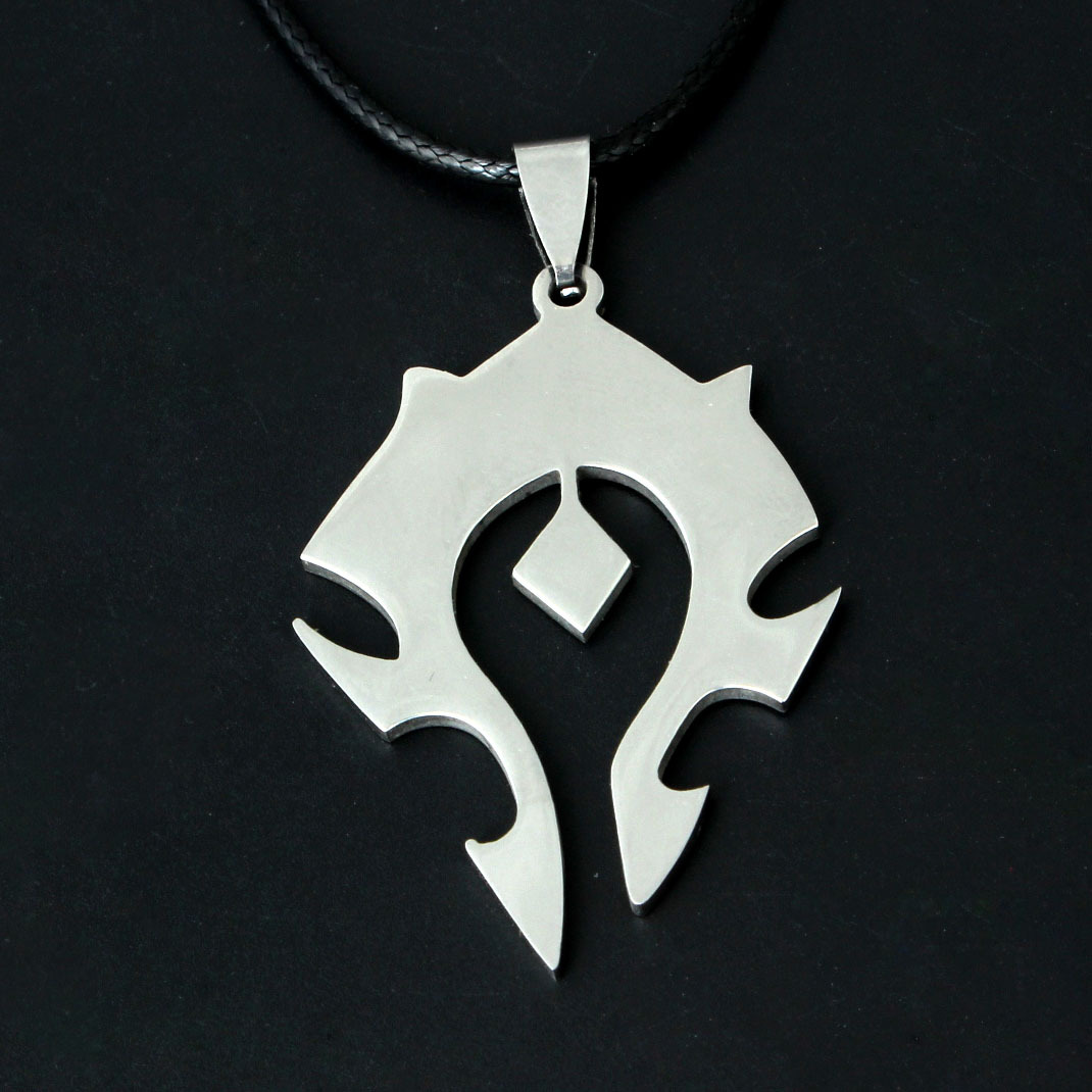European and American jewelry Korean popular men's necklace 2 yuan store goods wholesale geometric cross titanium steel pendant