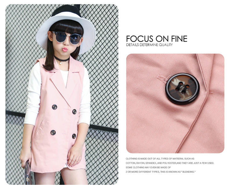 Gilet fille en coton - Ref 2070687 Image 14