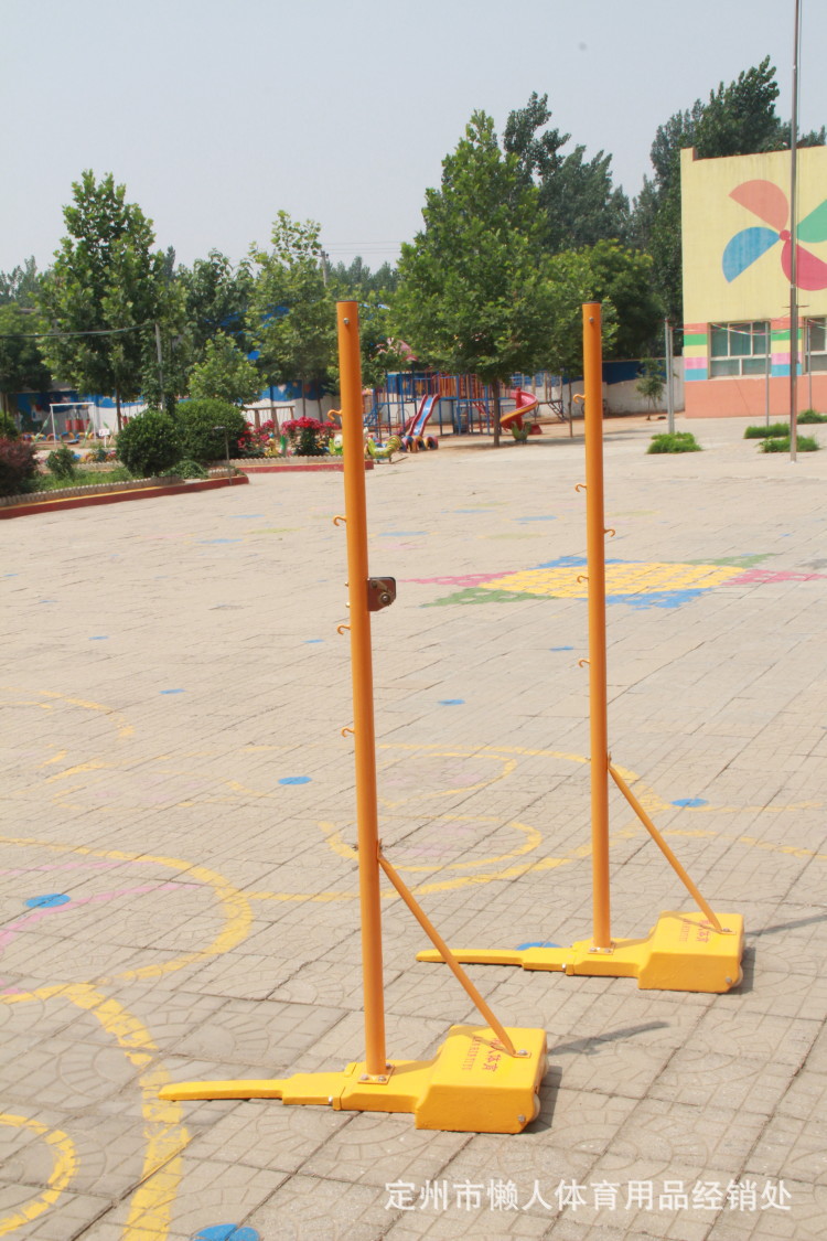 河北專賣安裝簡易專業鑄鐵羽毛球網架 標准羽毛球網柱 量大從優