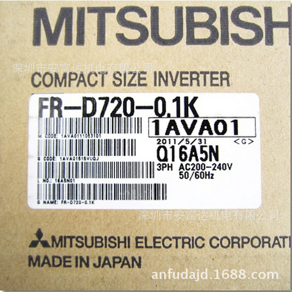 议价日本三菱变频器 FR-D720-0.1K全新原装进口，假一罚十