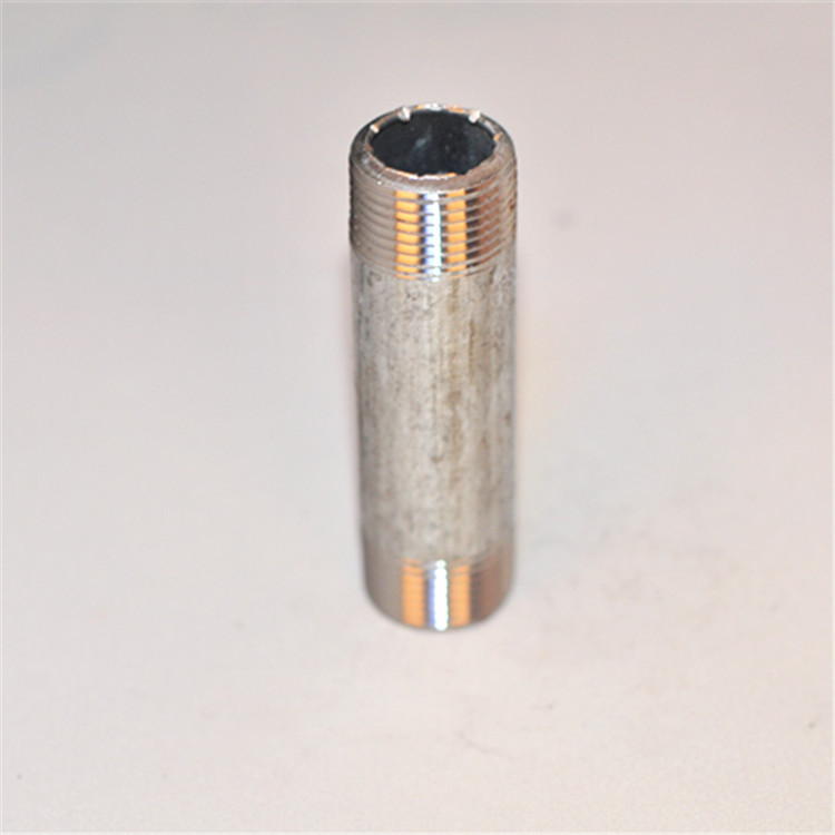 现货供应水暖丝头双头丝铁短管火镀不生锈铁管加工定做各规格型号|ru