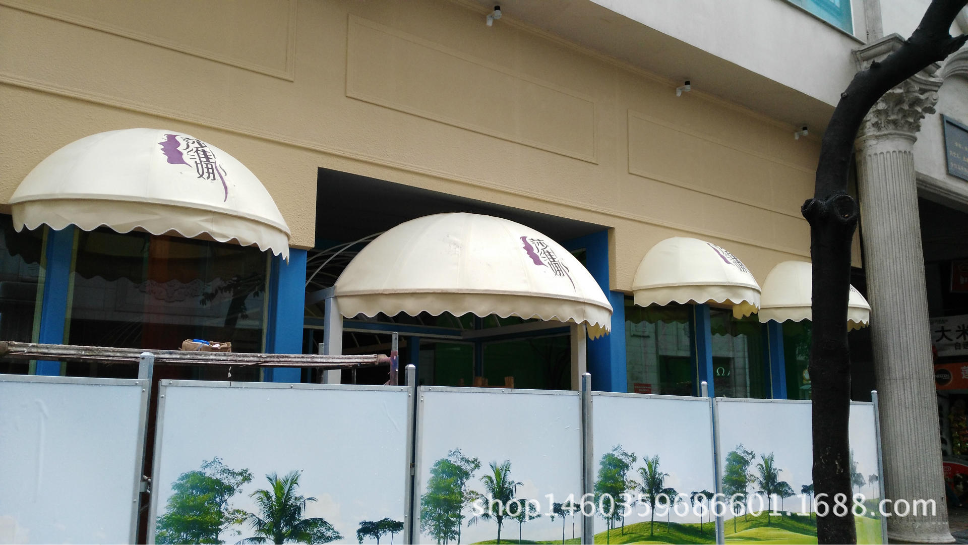供应成都商业街法式雨棚 餐厅门店法式雨棚 法式雨棚-阿里巴巴