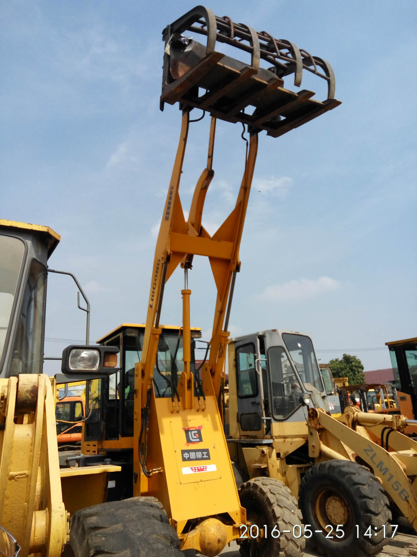 转让20木材夹抱装载机，圆木夹抱机械，夹木头机械，举高4.5米