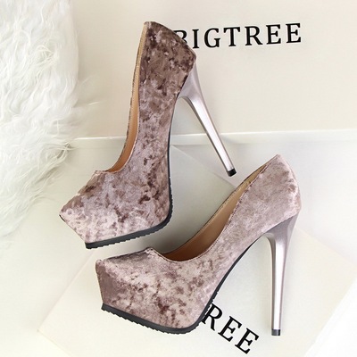 927-2 the European and American fashion sexy high heels for women's shoes with ultra fine nightclub with waterproof