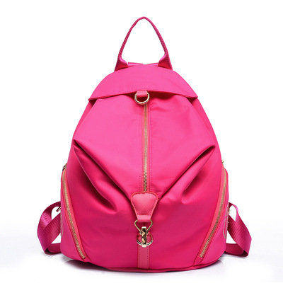 2016新款经典百搭时尚尼龙双肩包 韩版潮流防水手提女士双肩背包