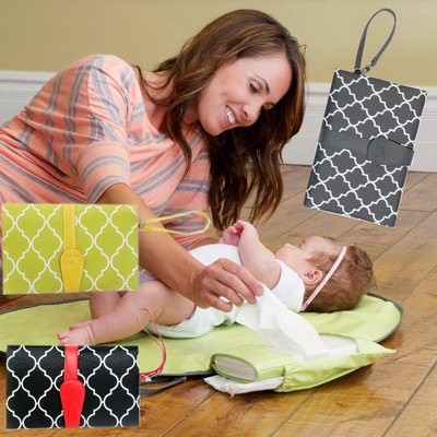 婴儿尿布 男女婴儿创意便携垫储物可折叠宝宝隔尿垫厂家供应|ms