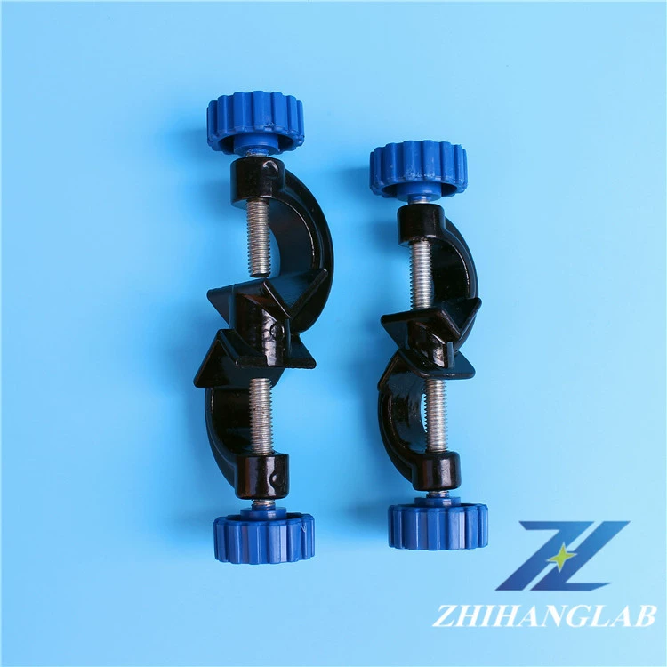 Двойная верхняя нить синяя ручка крестообразный зажим