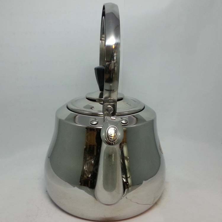 Factory direct sales of stainless steel water kettles, steel-handled qinyin kettles, mingyin kettles, color-matched decals, flat-bottomed kettles detail image 2