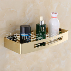 St. Regis Bathroom Genuine SUS304 Stainless Steel Rectangular Shelf Double Corner Bracket No Drill Cross-border