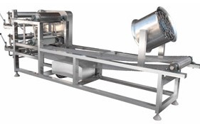 定量分配器,浸泡桶,去杂淌槽,沥水筛,磨浆机,离心机,连续蒸煮机