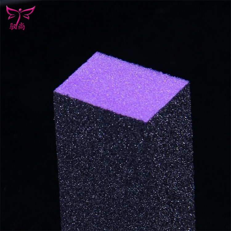 Uñas negro tofu bloque de cristal de pulido de uñas bloque de pulido de uñas suministros de uñas esponja bloque de pulido