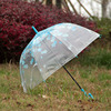 Fuchsia children's small fresh umbrella for elementary school students, increased thickness