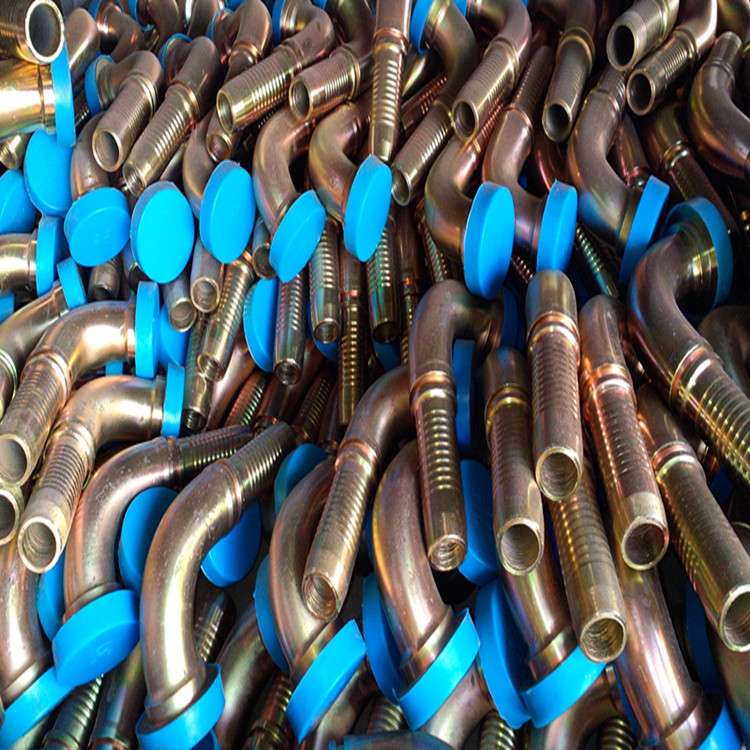 挖机 破碎锤等重工程机械用 不锈钢扣压式胶管接头 厂家