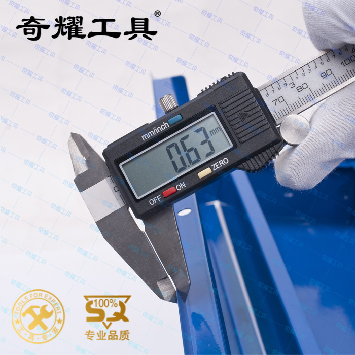 Qiyao de dos capas de tres capas de hierro engrosado caja de herramientas de reparación de automóviles para el hogar grande herramienta de reparación de la máquina caja de almacenamiento