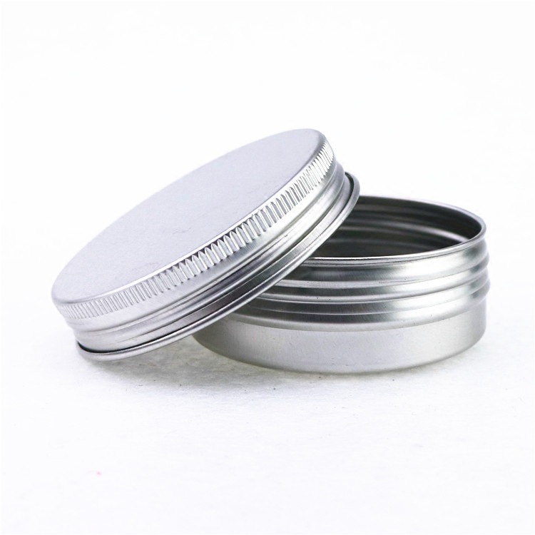 100ml螺旋盖电镀铝盒 马油膏紫草膏发蜡铝罐 膏霜类分装罐