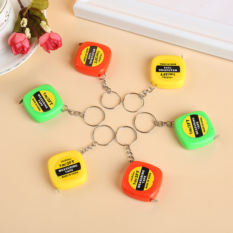 Keychain Tape Measure 3Ft Small Metric and Inches Measuring Tape