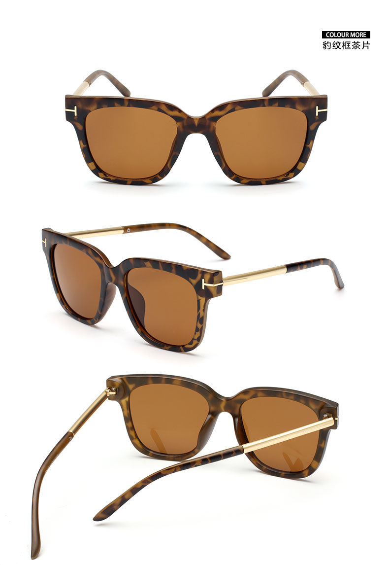 European and American retro Tshaped contrast color sunglasses wholesalepicture5