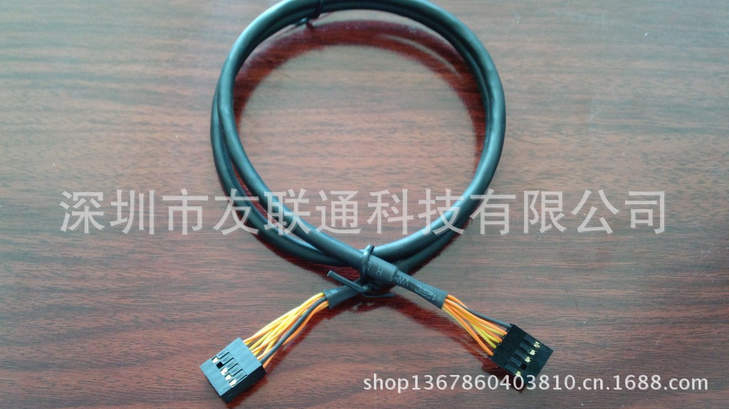 厂家供应2.54-10P端子线L=300MM  500MM