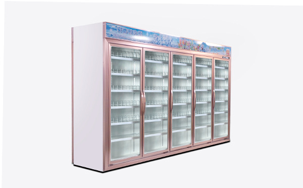 厂家批发超市六门饮料冷藏冰柜 前后开门饮料冰箱 KTV啤酒冷柜