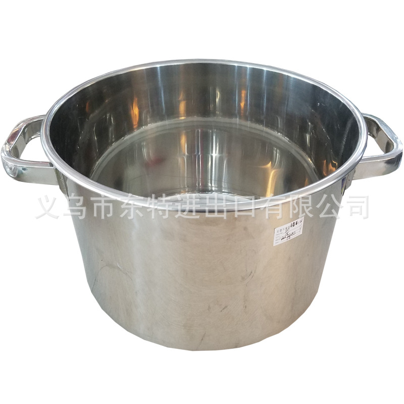Factory direct sales of 2.0mm thick stainless steel American-style square tube ear multi-purpose pot, household multi-purpose Western-style soup pot detail image 3