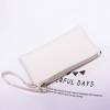 Small clutch bag, wallet, 2022 collection, Korean style, crocodile print, genuine leather