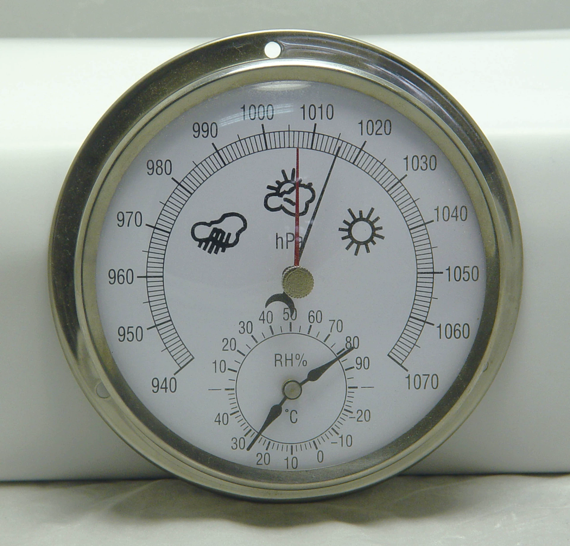 Прецизионный измеритель температуры и влажности, бытовой металлический комплексный прибор для измерения температуры и влажности, измеритель температуры и влажности из нержавеющей стали THB-600