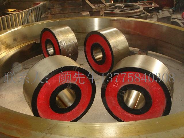 活性炭活化炉托轮锻钢高硬度活性炭转炉托轮总成