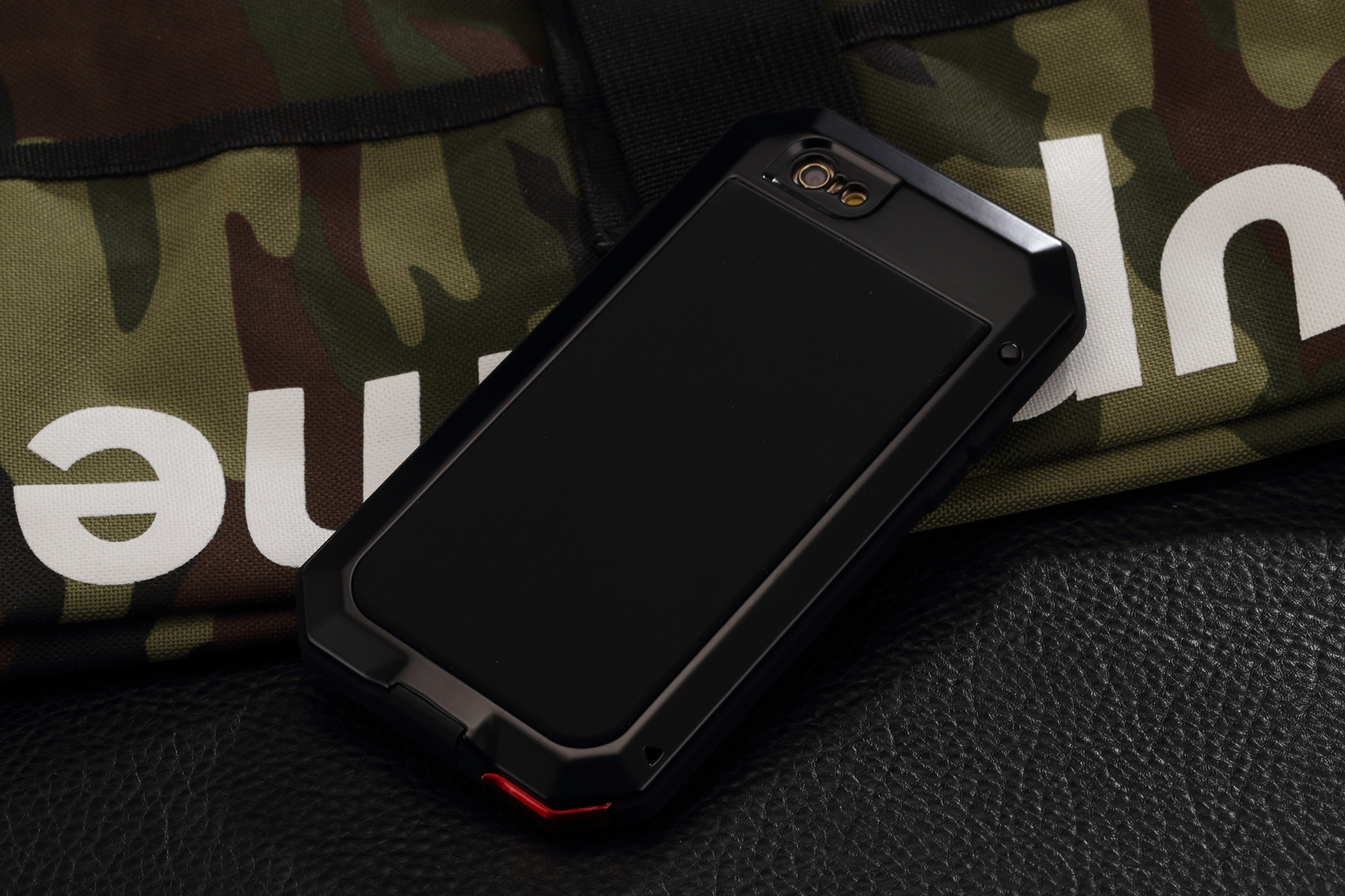 R-Just Extreme Premium Protection System Aluminum Heavy Duty Metal Case with Corning Gorilla Glass for Apple iPhone 6S Plus/6 Plus & iPhone 6S/6