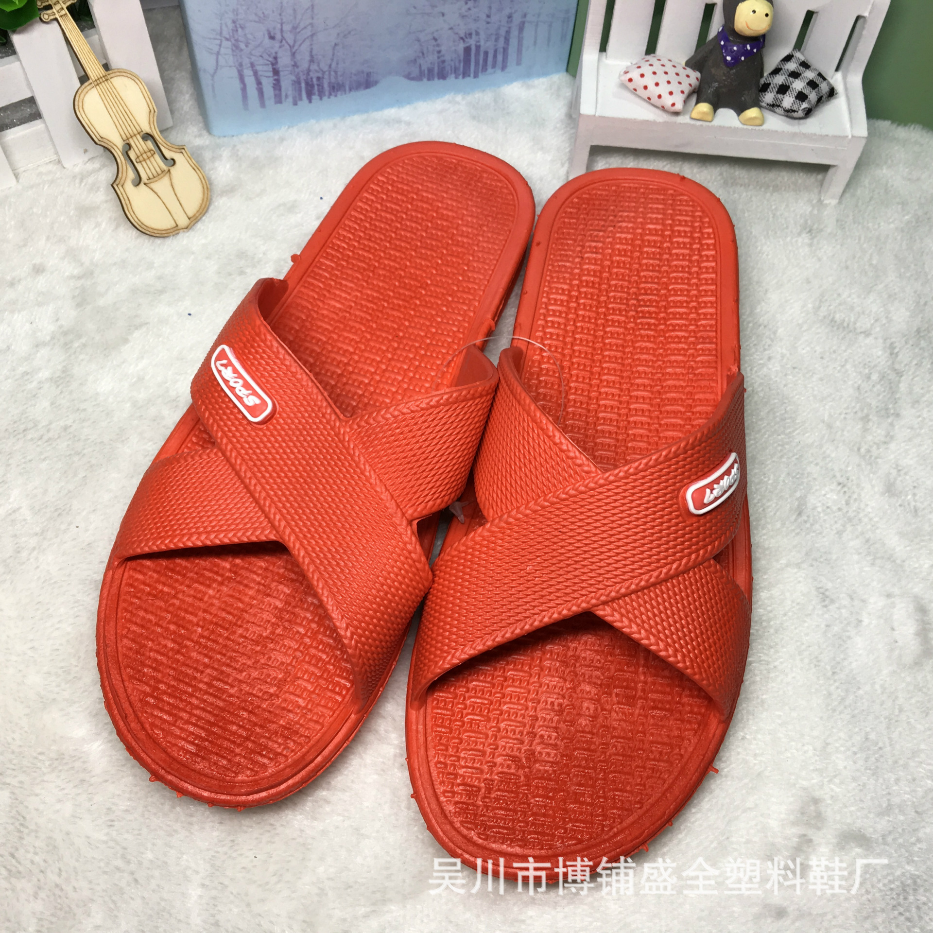 女士拖鞋家居鞋适合酒店浴室工厂PVC塑料防滑摆摊女拖鞋-阿里巴巴